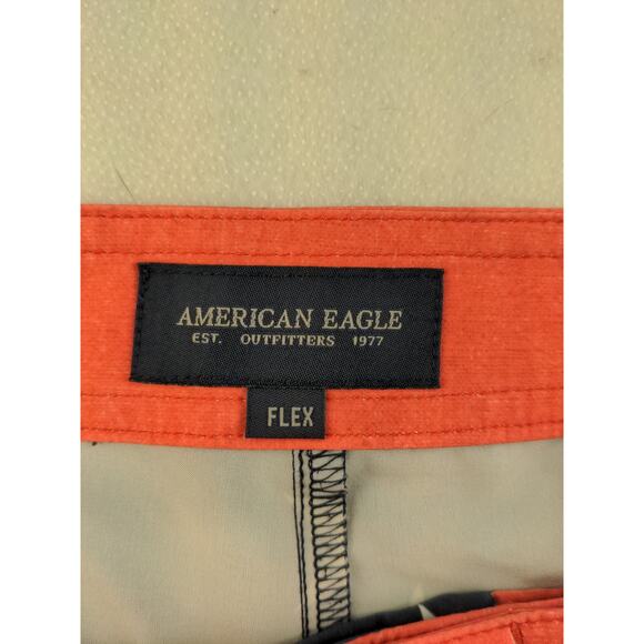 Mens American Eagle Outfitters Flex Shorts Size S Blue & White Stars Chino - Picture 10 of 11